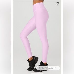 Alo high waisted air leggings pink sugarplum
